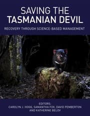Tapa de Saving the Tasmanian Devil