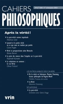 Tapa de Apres la Verite?