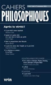 Tapa de Apres la Verite?