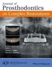 Tapa de Journal of Prosthodontics on Complex Restorations