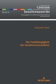 Tapa de Die Unabhaengigkeit des Insolvenzverwalters