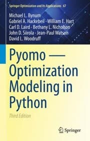Tapa de Pyomo — Optimization Modeling in Python