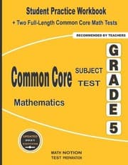 Tapa de Common Core Subject Test Mathematics Grade 5