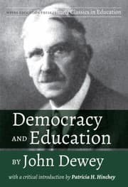 Tapa de Democracy and Education by John Dewey