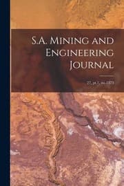 Tapa de S. A. Mining and Engineering Journal; 27, Pt. 1, No. 1373
