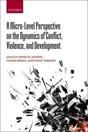 Tapa de A micro-level perspective on the dynamics of conflict, violence and development