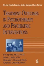 Tapa de Treatment Outcomes in Psychotherapy and Psychiatric Interventions
