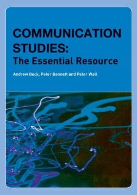 Tapa de Communication Studies