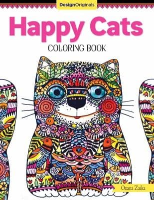 Tapa de Happy Cats Coloring Book