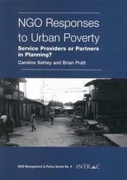 Tapa de NGO Responses to Urban Poverty