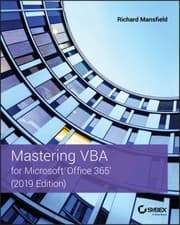 Tapa de Mastering VBA for Microsoft Office 365
