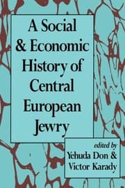 Tapa de Social and Economic History of Central European Jewry