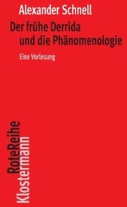 Tapa de Frühe Derrida und die Phänomenologie