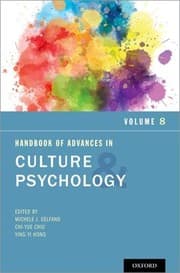Tapa de Handbook of Advances in Culture and Psychology, Volume 8