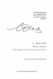 Tapa de Revue des Lettres Modernes : Ecrire, Reecrire