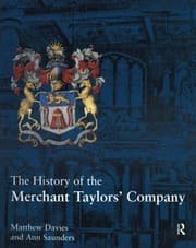 Tapa de History of the Merchant Taylors' Company