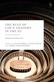 Tapa de Rule of Law's Anatomy in the EU