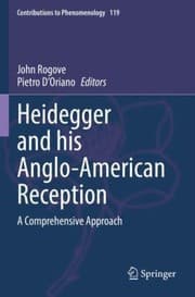 Tapa de Heidegger and His Anglo-American Reception