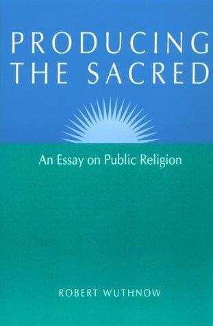 Tapa de Producing the sacred