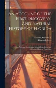 Tapa de Account of the First Discovery, and Natural History of Florida