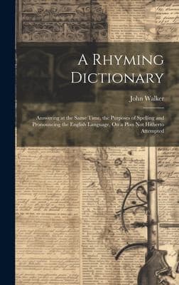 Tapa de Rhyming Dictionary