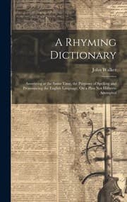 Tapa de Rhyming Dictionary