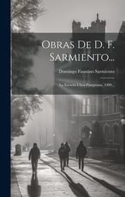 Tapa de Obras de D. F. Sarmiento...