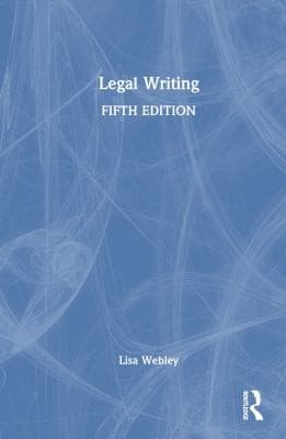 Tapa de Legal Writing
