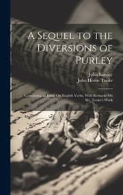 Tapa de Sequel to the Diversions of Purley