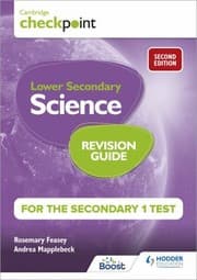 Tapa de Cambridge Checkpoint Lower Secondary Science Revision Guide for the Secondary 1 Test 2nd Edition