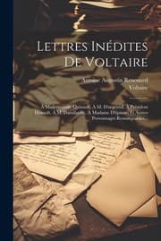 Tapa de Lettres inédites de Voltaire