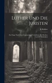 Tapa de Luther und die Juristen