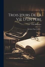 Tapa de Trois Jours de la Vie d'un Père
