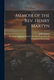 Tapa de Memoir of the Rev. Henry Martyn