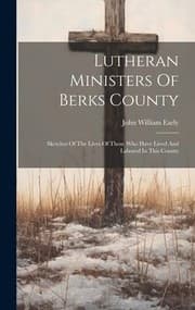 Tapa de Lutheran Ministers of Berks County