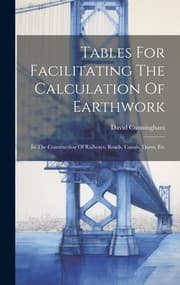 Tapa de Tables for Facilitating the Calculation of Earthwork