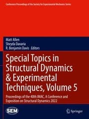 Tapa de Special Topics in Structural Dynamics and Experimental Techniques, Volume 5