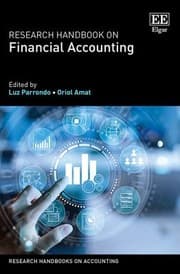 Tapa de Research Handbook on Financial Accounting