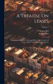 Tapa de Treatise on Leases