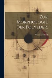 Tapa de Zur Morphologie der Polyeder