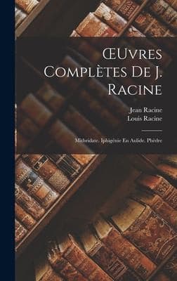Tapa de OEuvres Complètes de J. Racine