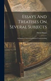 Tapa de Essays and Treatises on Several Subjects