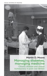 Tapa de Managing diabetes, managing medicine