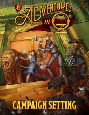 Tapa de 5e Adventures in Oz Campaign Setting