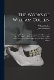 Tapa de Works of William Cullen