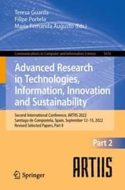 Tapa de Advanced Research in Technologies, Information, Innovation and Sustainability