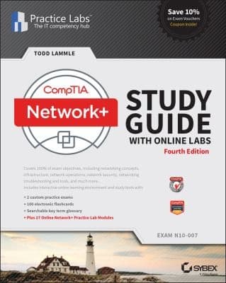 Tapa de CompTIA Network+ Study Guide with Online Labs