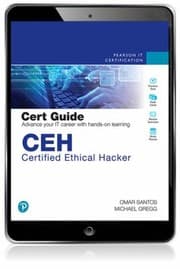 Tapa de CEH Certified Ethical Hacker Cert Guide