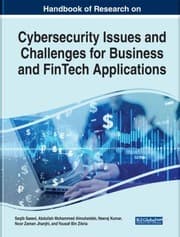 Tapa de Cybersecurity Issues and Challenges for Business and FinTech Applications