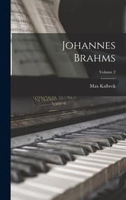 Tapa de Johannes Brahms; Volume 2